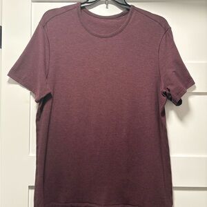 lululemon athletica Burgundy Short Sleeve Tee